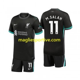 Completo Calcio Liverpool M.Salah 11 Bambino Divisa Trasferta 2024-2025